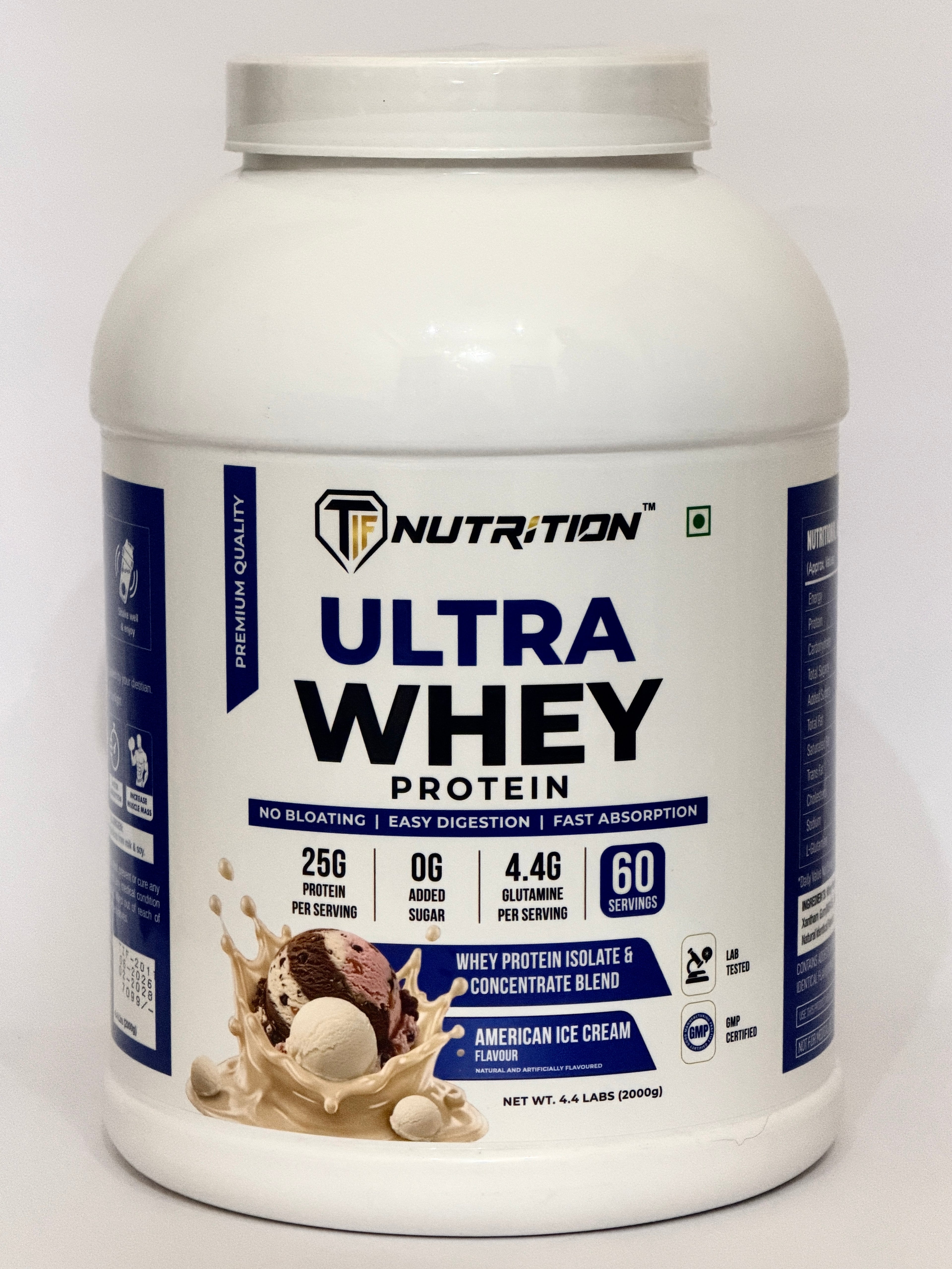 TIF Nutrition Ultra Whey Protein - American Ice Cream