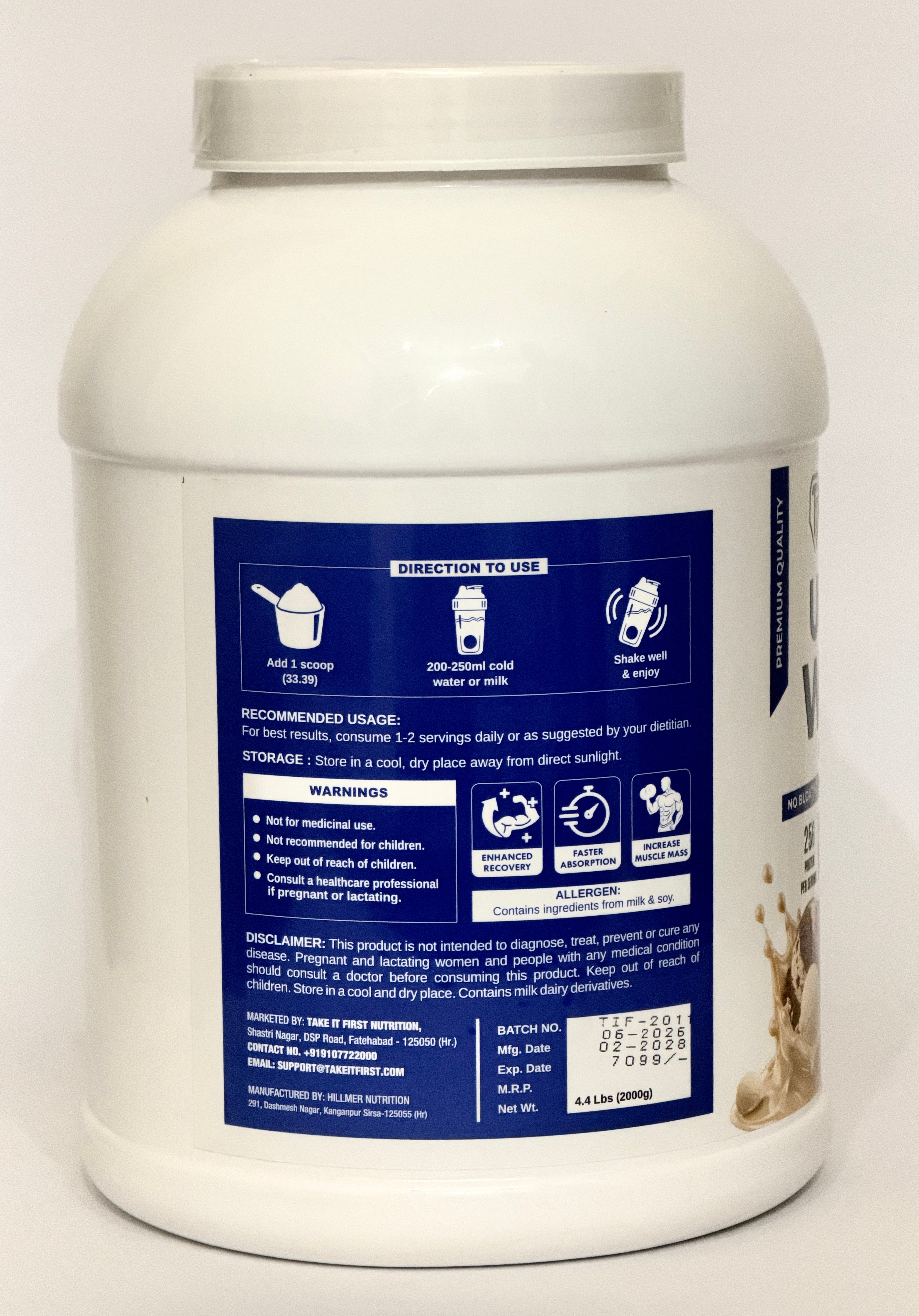 TIF Nutrition Ultra Whey Protein - American Ice Cream