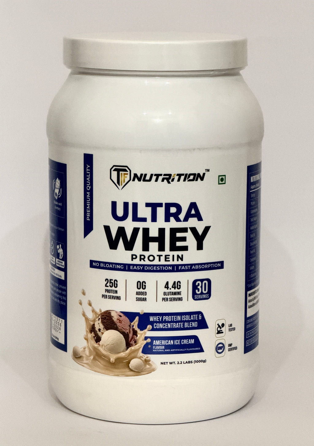 TIF Nutrition Ultra Whey Protein - American Ice Cream