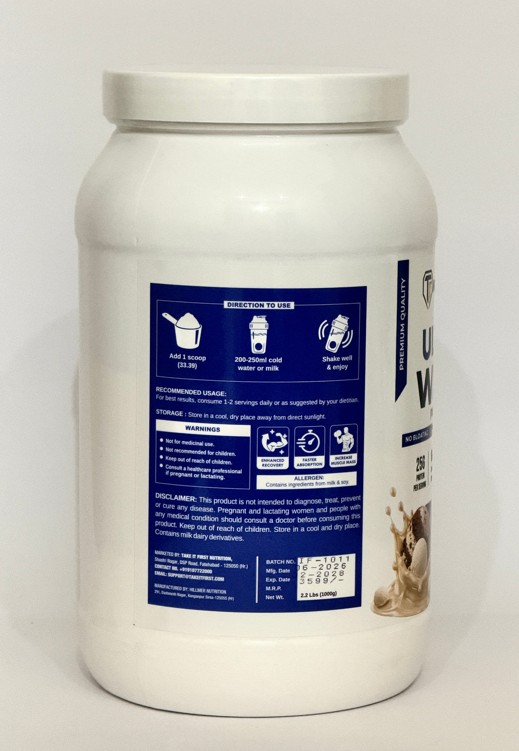 TIF Nutrition Ultra Whey Protein - American Ice Cream