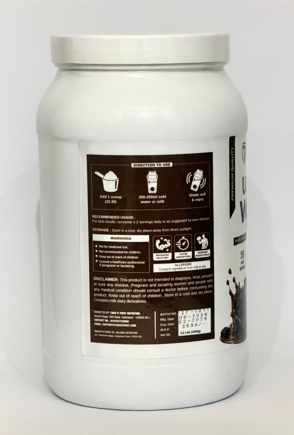 TIF Nutrition Ultra Whey Protein - Chocolate