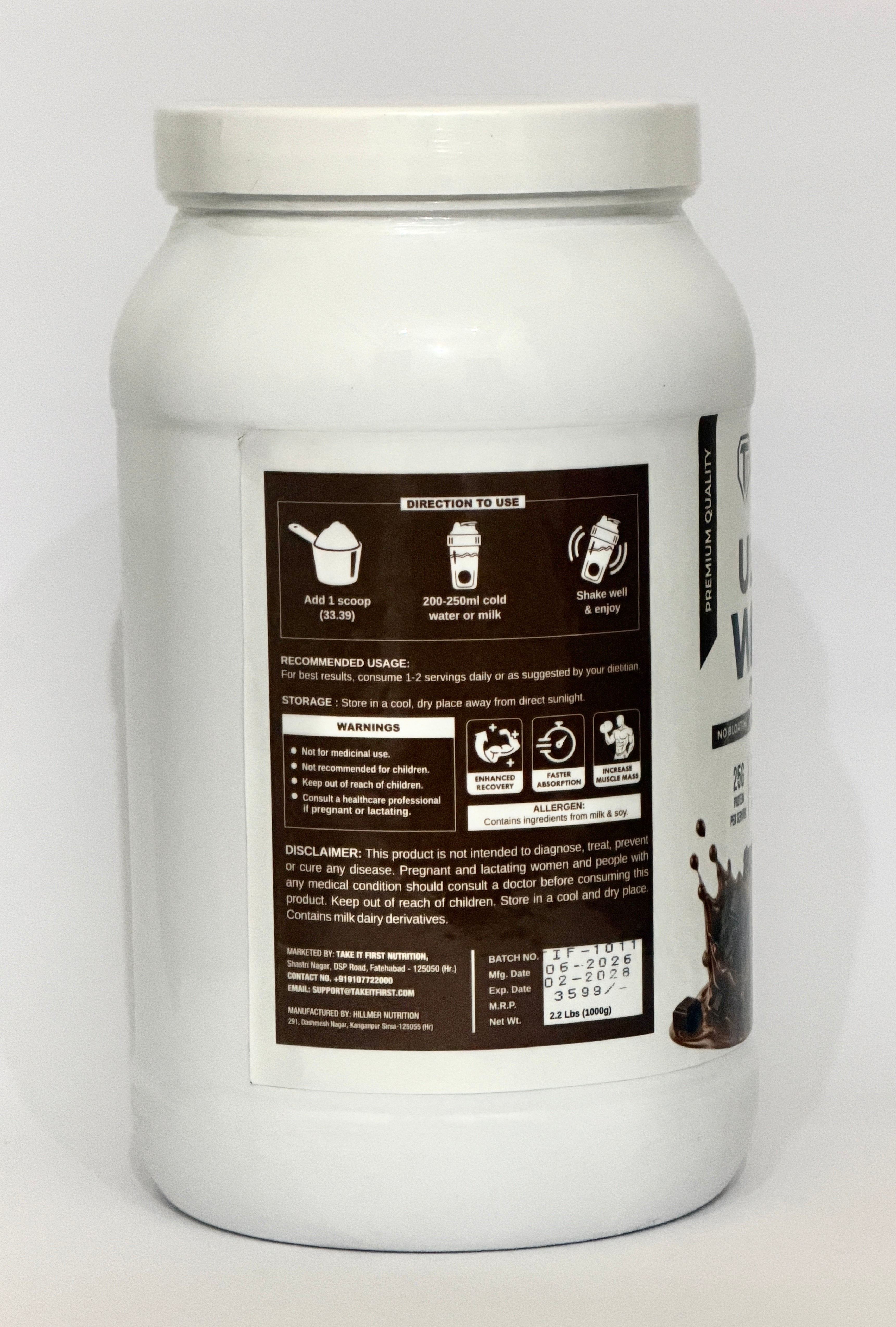 TIF Nutrition Ultra Whey Protein - Chocolate