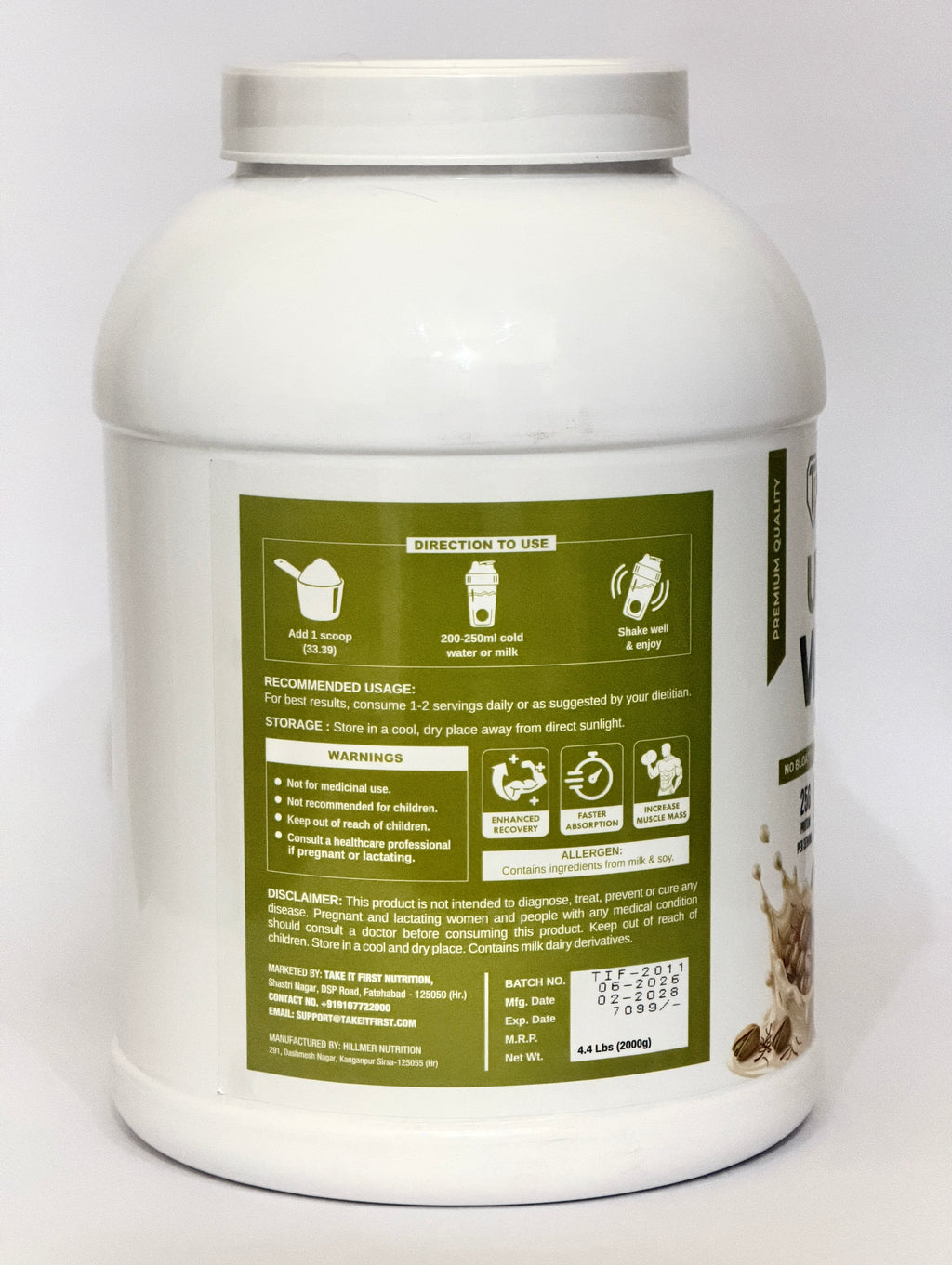 TIF Nutrition Ultra Whey Protein - Kesar Pista