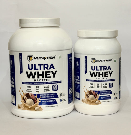 TIF Nutrition Ultra Whey Protein American Ice Cream 1kg and 2kg